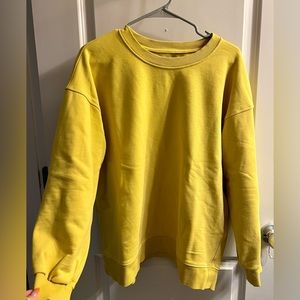 Yellow Lululemon Crewneck!
